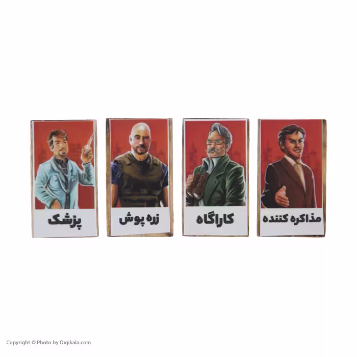 کارت بازی فکری مافیا مدل سناریو مذاکره کننده کد 2 مجموعه 12 عددی 