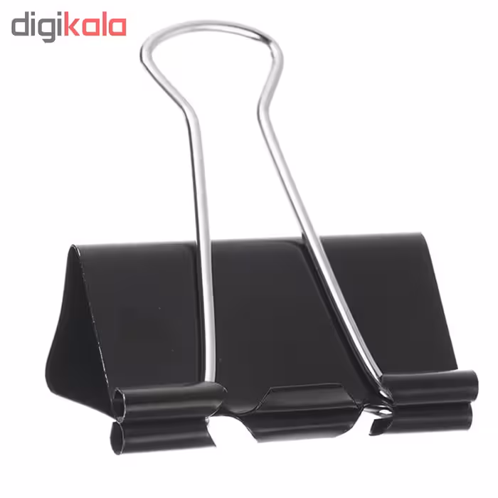 گیره کاغذ مدل دوبل سایز 15 میلی متر مجموعه 12 عددی