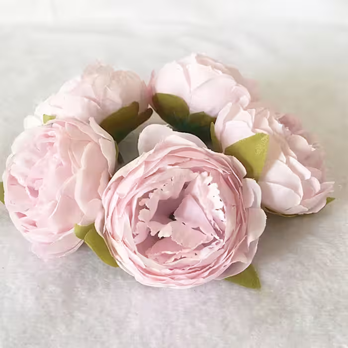 گل مصنوعی مدل پیونی کد 574 بسته 5 عددی