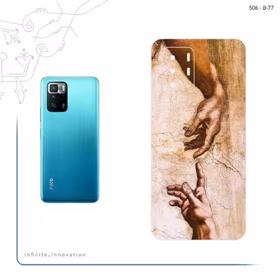 برچسب پوششی ماهوت مدل The Creation of Adam of MichelAnge مناسب برای گوشی موبایل شیائومی Poco X3 GT 5G