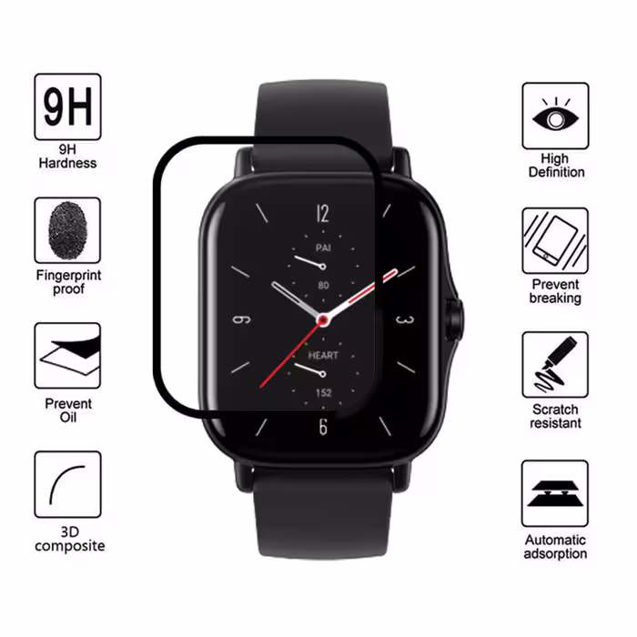 محافظ صفحه نمایش کروکودیل مدل C-PWM مناسب برای ساعت هوشمند امیزفیت Amazfit GTS 2