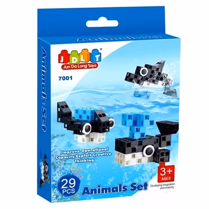 ساختنی جی دی ال تی مدل حیوانات مجموعه 4عدی کد7001الی7004