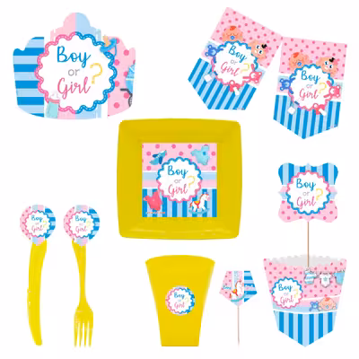  مجموعه 72 عددی تم تولد طرح تعیین جنسیت