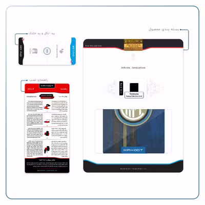 برچسب پوششی ماهوت مدل Inter-Milan مناسب برای تبلت سامسونگ Galaxy Tab A 8.0 2019 T295