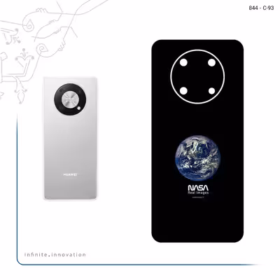 برچسب پوششی ماهوت مدل NASA Home Earth مناسب برای گوشی موبایل هوآوی Nova Y90
