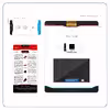 برچسب پوششی ماهوت مدل Honey-Comb-Circle مناسب برای تبلت سامسونگ Galaxy Tab 4 7.0 2014 T230