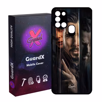 کاور گارد ایکس طرح دکتر استرنج مدل Glass10485 مناسب برای گوشی موبایل سامسونگ Galaxy A21s