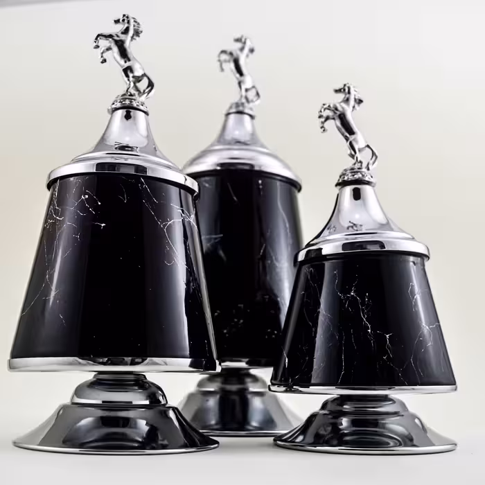 بانکه مدل کندی هرمی کد PS10 مجموعه 3 عددی