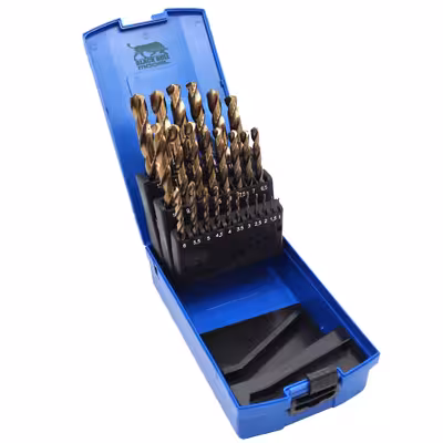 مته آهن مدل بلک بول کد YP-HSS-E-1-13MM مجموعه 25 عددی