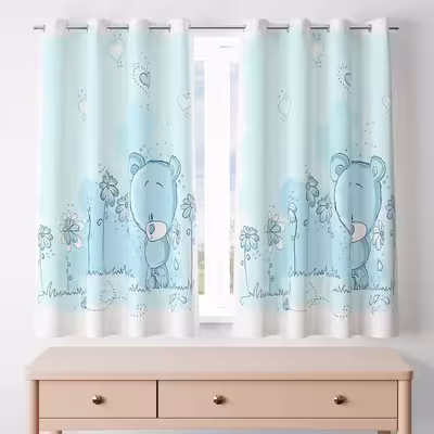 پرده مدل پانچی کد 7943 سایز 200x140 سانتی متر 