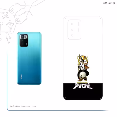 برچسب پوششی ماهوت مدل Kung Fu Panda مناسب برای گوشی موبایل شیائومی Redmi Note 10 Pro (China)