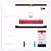برچسب پوششی ماهوت مدل Iran-Flag-1 مناسب برای تبلت سامسونگ Galaxy Tab S5e 10.5 2019 T725
