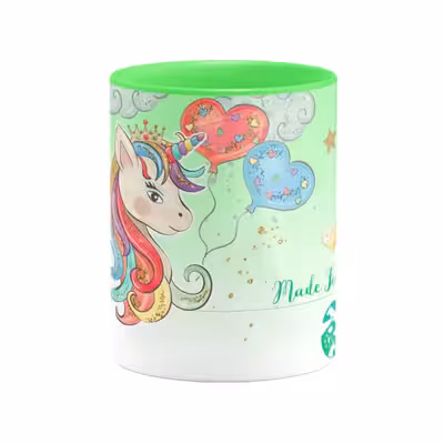 ماگ مدل اسب تک شاخ طرح زی زی 