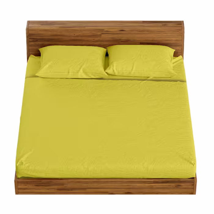 سرویس ملحفه و رو بالشی مدل کش دار کد YD90200N یک نفره دو تکه