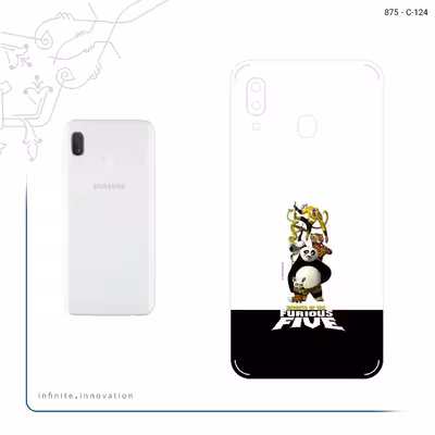 برچسب پوششی ماهوت مدل Kung Fu Panda مناسب برای گوشی موبایل سامسونگ Galaxy A20e