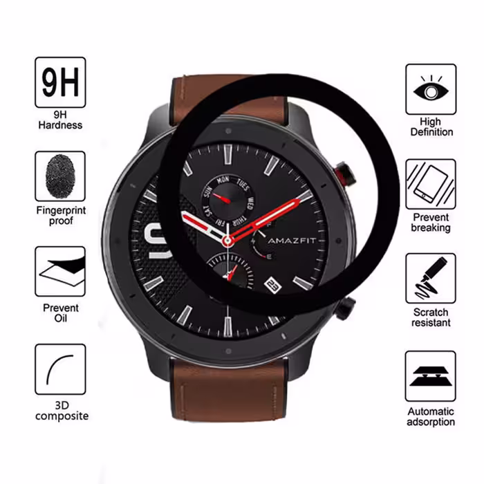 محافظ صفحه نمایش وایت ولف مدل W-PWM مناسب برای ساعت هوشمند امیزفیت GTR 47 mm