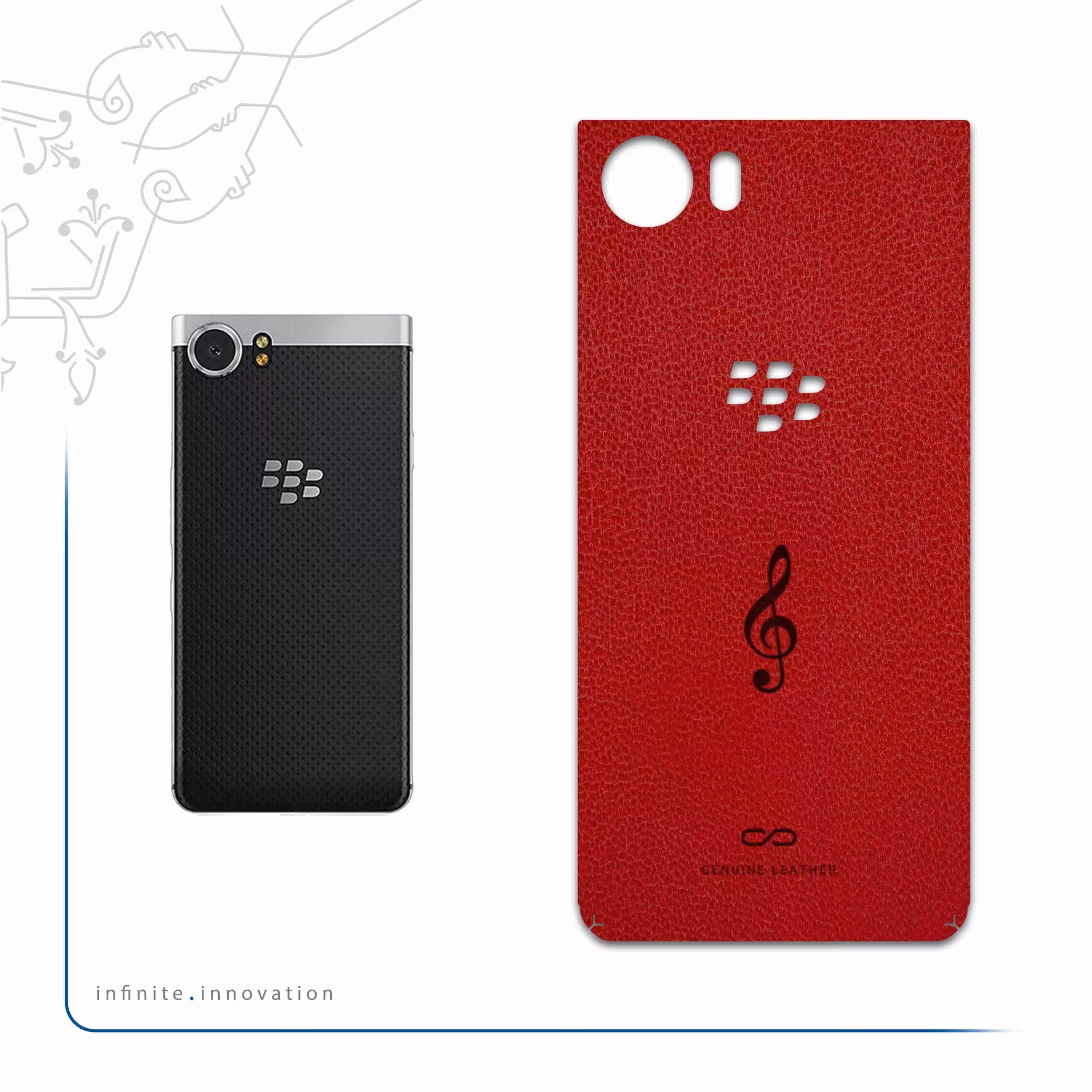 برچسب پوششی ماهوت مدل RL-SOL مناسب برای گوشی موبایل بلک بری KEYONE