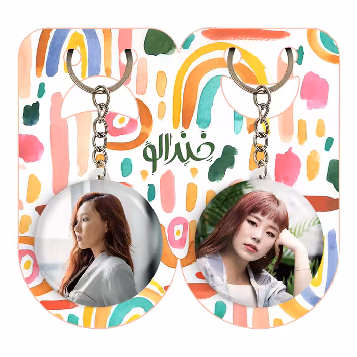 جاکلیدی خندالو مدل ویین و هواسا گروه مامامو کد 1180411805 مجموعه 2 عددی