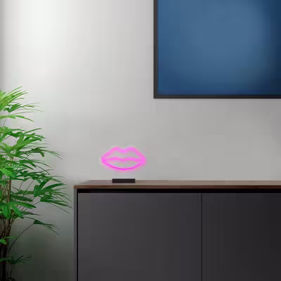 چراغ رومیزی مدل ریموت دار LIP-GL_PN-GLASS