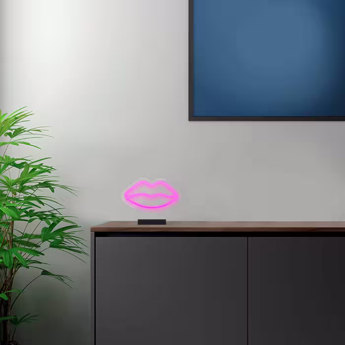 چراغ رومیزی مدل ریموت دار LIP-GL_PN-GLASS