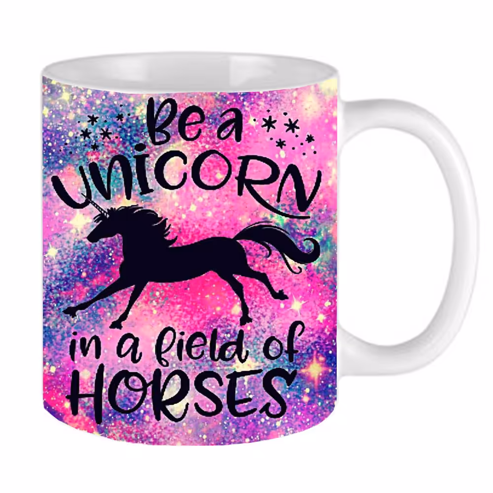 ماگ طرح اسب تک شاخ مدل یونیکورن 1