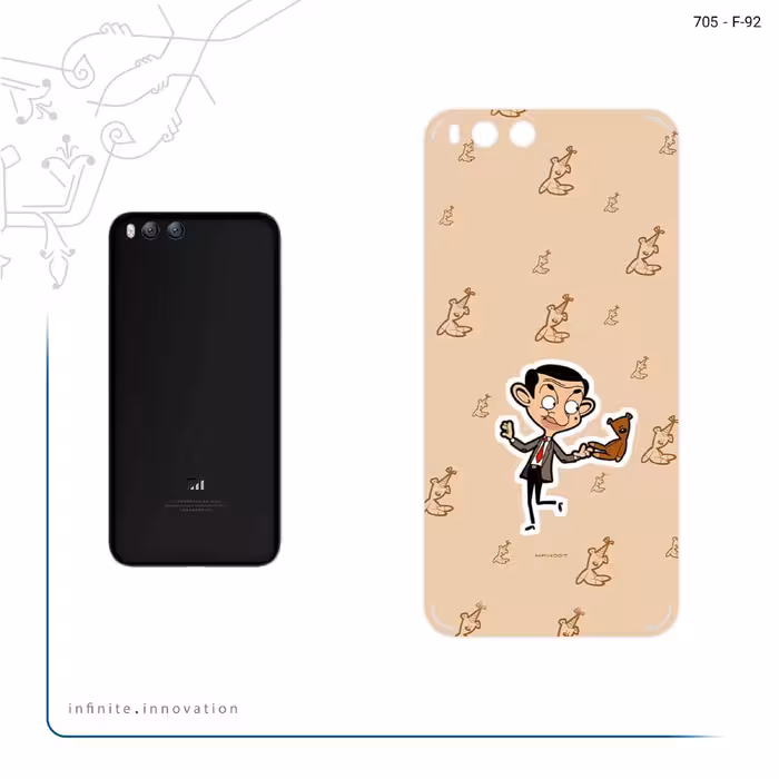 برچسب پوششی ماهوت مدل Mr.Bean مناسب برای گوشی موبایل شیائومی Mi 6