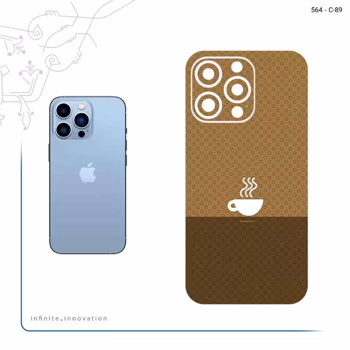 برچسب پوششی ماهوت مدل Minimal Cup of Coffee Icon مناسب برای گوشی موبایل اپل iPhone 13 Pro Max