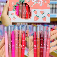 رژلب مدادی توت فرنگی دراگون 12عددی