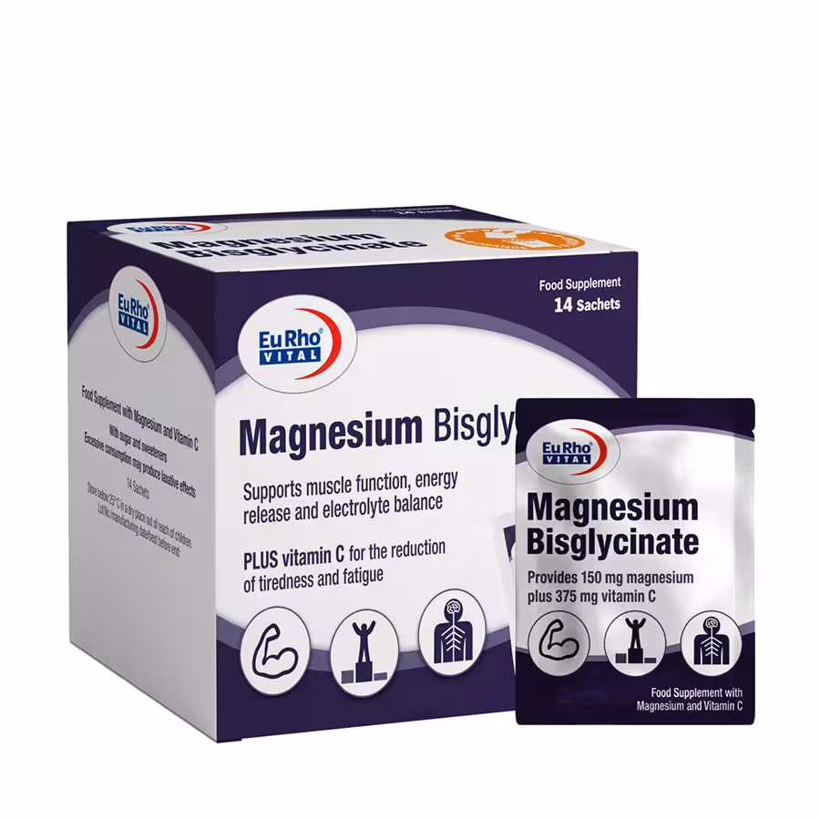 ساشه منیزیم بیس گلایسینات یوروویتال 14 عدد