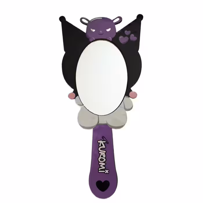 آینه آرایشی دسته دار مدل کرومی کد 20