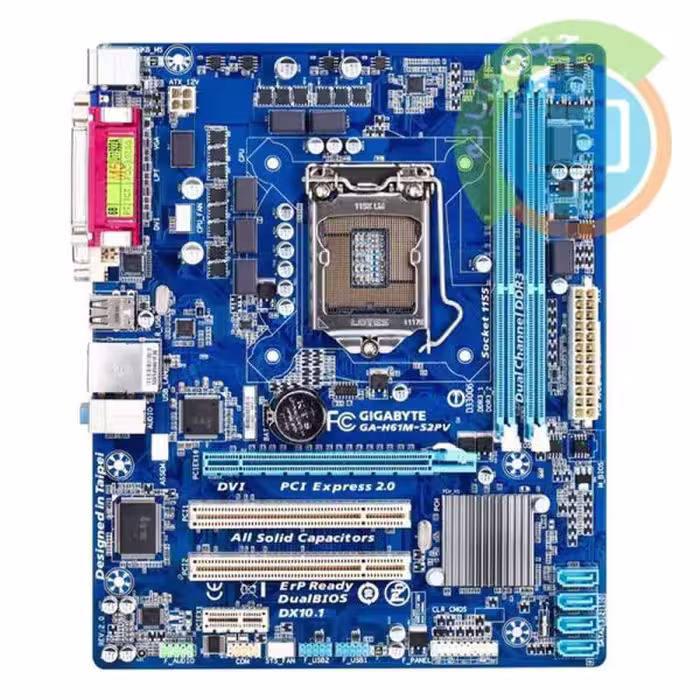 مادربرد گیگابایت مدل GIGABYTE H61 M-S2PV