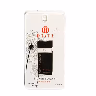 عطر جیبی مردانه دیوایز DIVIZ رایحه سیلورسنت SILVER SENT حجم 45 میلی لیتر