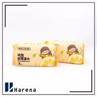 دستمال مرطوب طرح دختر پرتقالی