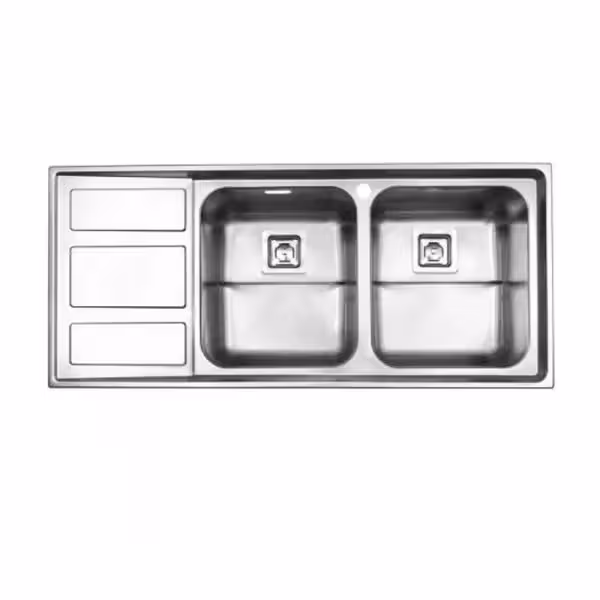 سينک ظرفشویی توکار 765 استیل البرز لگن چپ