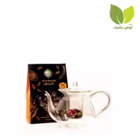 چای سیاه گل و هل ارگانیک120گرم نافهNafeh organic rose and cardamom black tea 120g