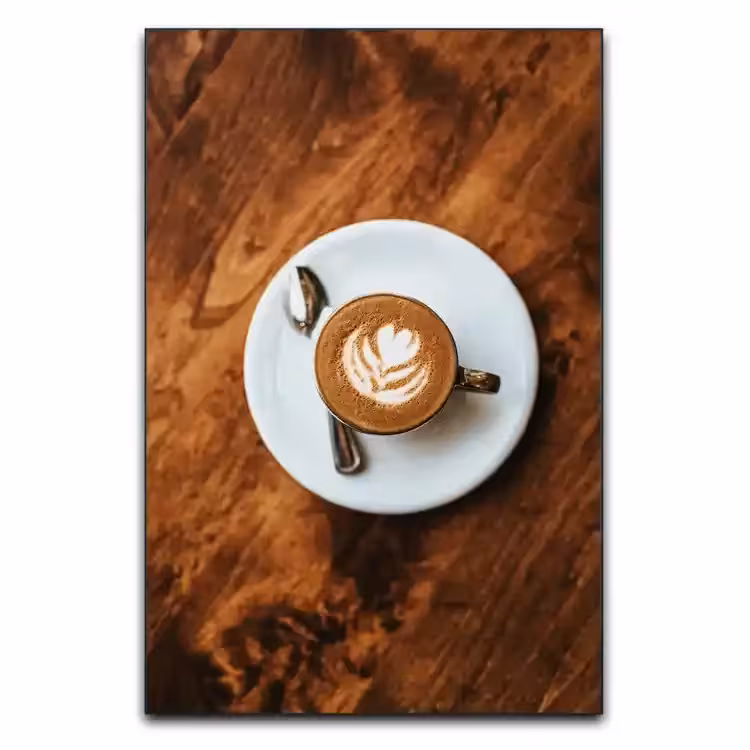 تابلو مینیمال قهوه لته