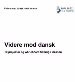 ویدر مود دنسک (کتاب کار) | کتاب دانمارکی VIDERE MOD DANSK-trin for trin (workbook)