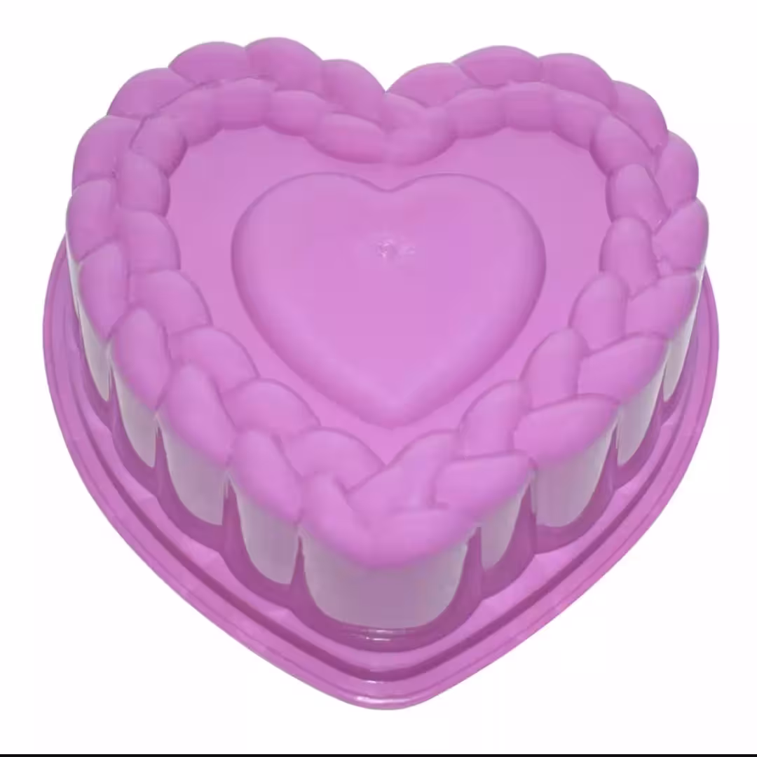 قالب ژله جنس پلاستیکی طرح قلب دور بافت