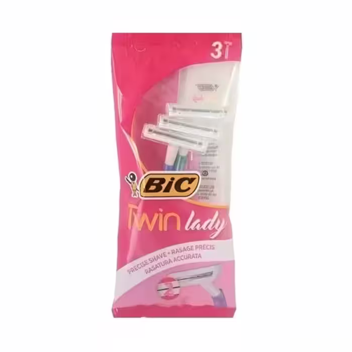 تیغ خودتراش بیک زنانه تویین لیدی 3 عددی Bic
