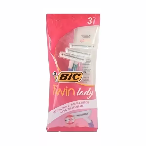 تیغ خودتراش بیک زنانه تویین لیدی 3 عددی Bic