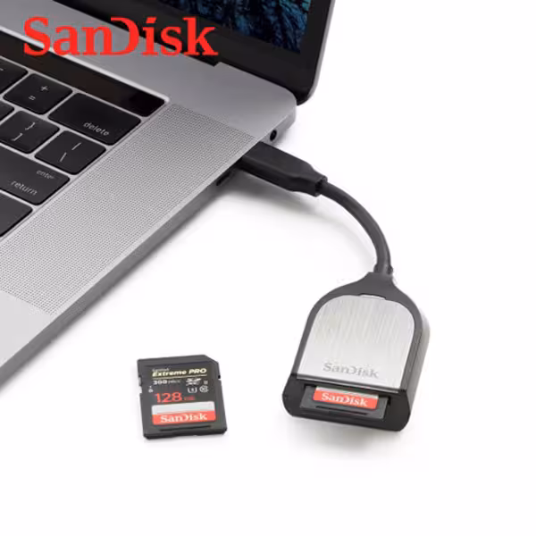 کارت حافظه خوان microSDXC سن دیسک مدل SanDisk SD UHS-I Card Reader - SDDR-C531-GNANN - فروشگاه اینترنتی پروتاچ