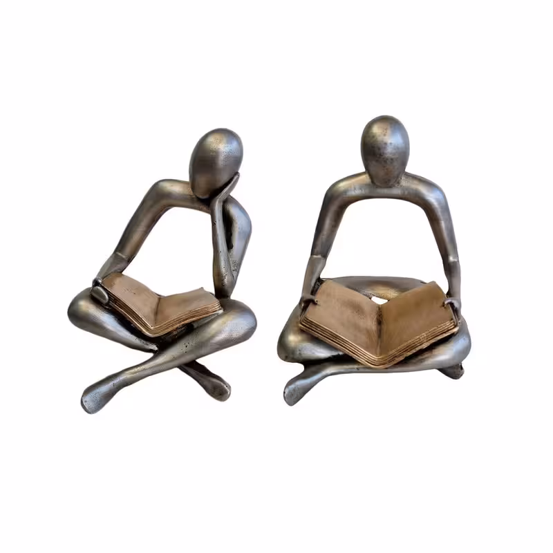 مجسمه مدل کتابخوان کد 2608 بسته دو عددی