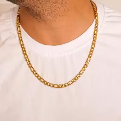 زنجیر مردانه فیگارو (Figaro) 7 میل. 60 سانتی. z18.