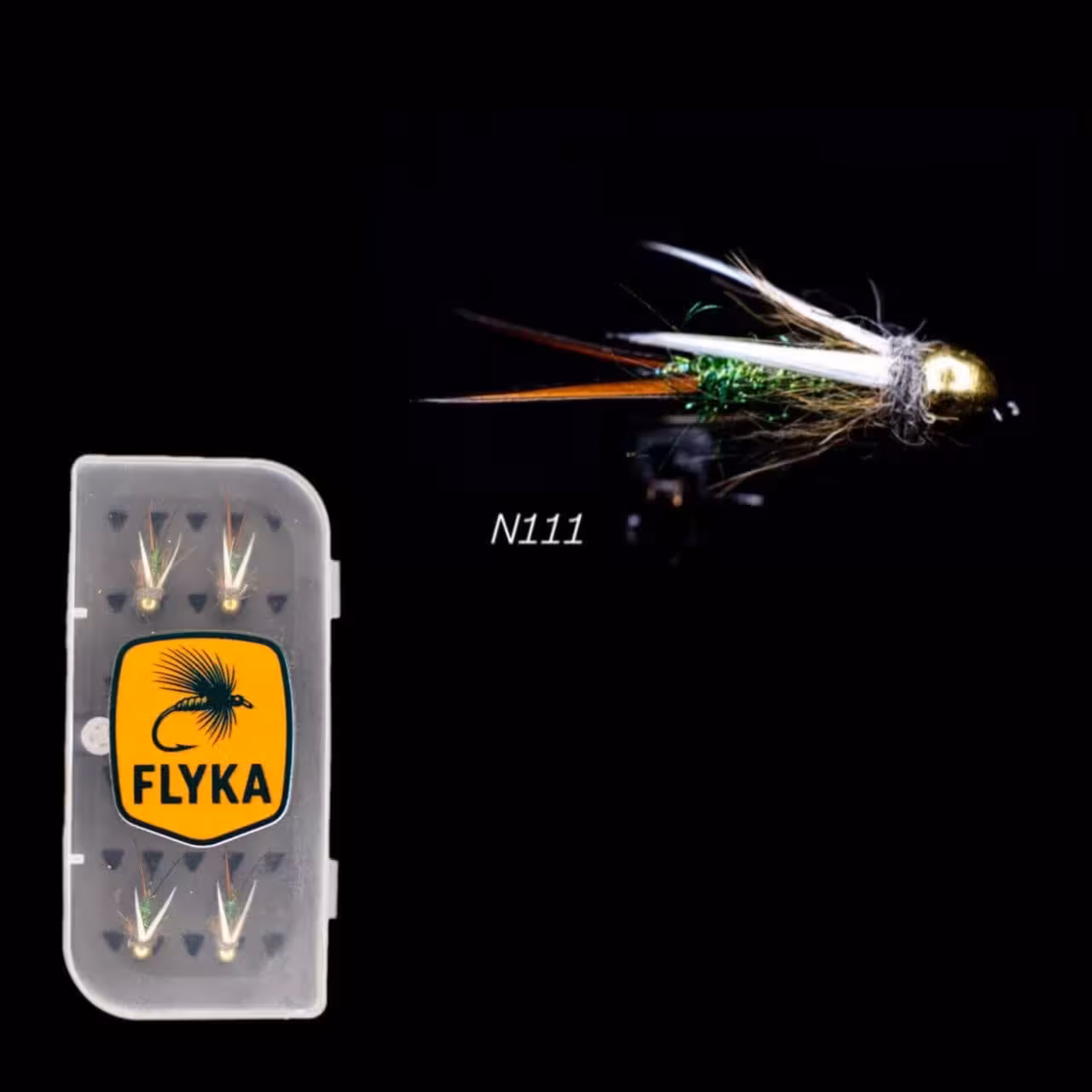 پشه فلای نیمف Ice Dub Prince کد N111 – بسته 5 عددی