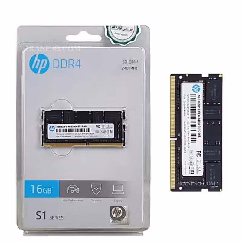 رم لپ تاپ 16 گیگ اچ پی DDR4-2400 MHZ 1.2V گارانتی آواژنگ