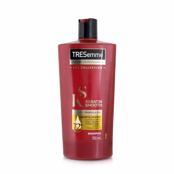 شامپو کراتین ترزمه مدل Keratin Smooth مخصوص موهای وز و آسیب دیده حجم685میل ساخت امارات