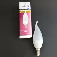 لامپ ال ای دی اشکی 6 وات مارک پارس شوان پایه E14 نور سفید 