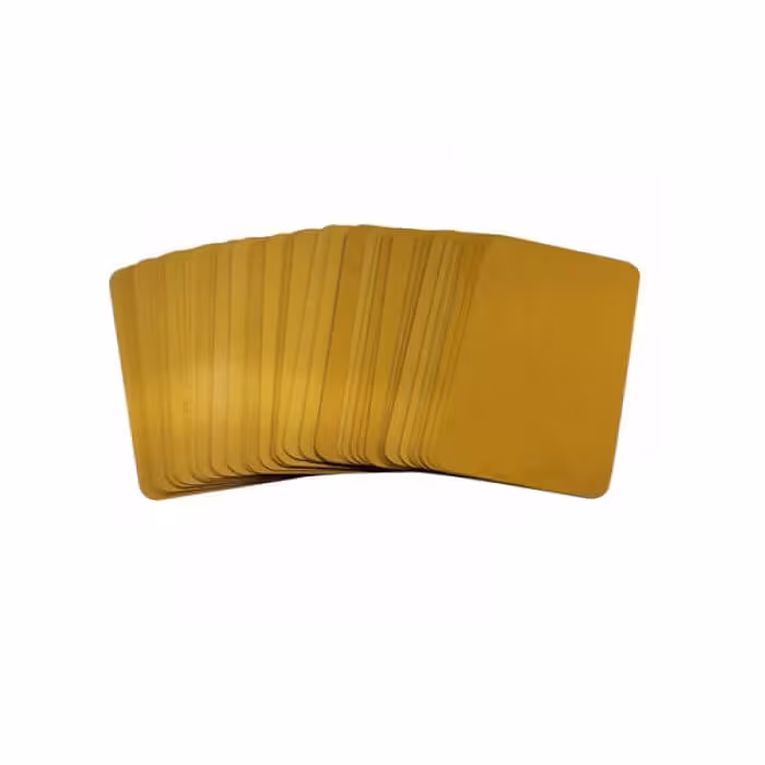 کارت پی وی سی طلایی بسته 200 عددی