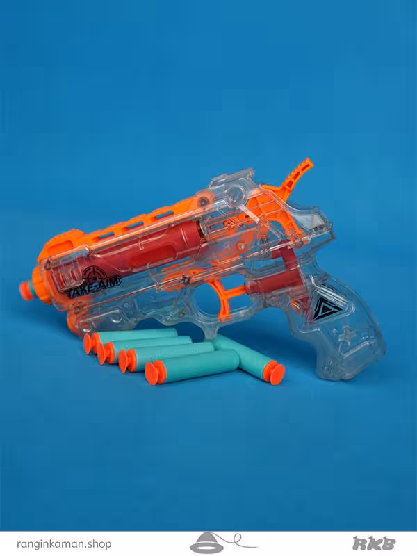 اسباب بازی تفنگ قرمز Red gun toy