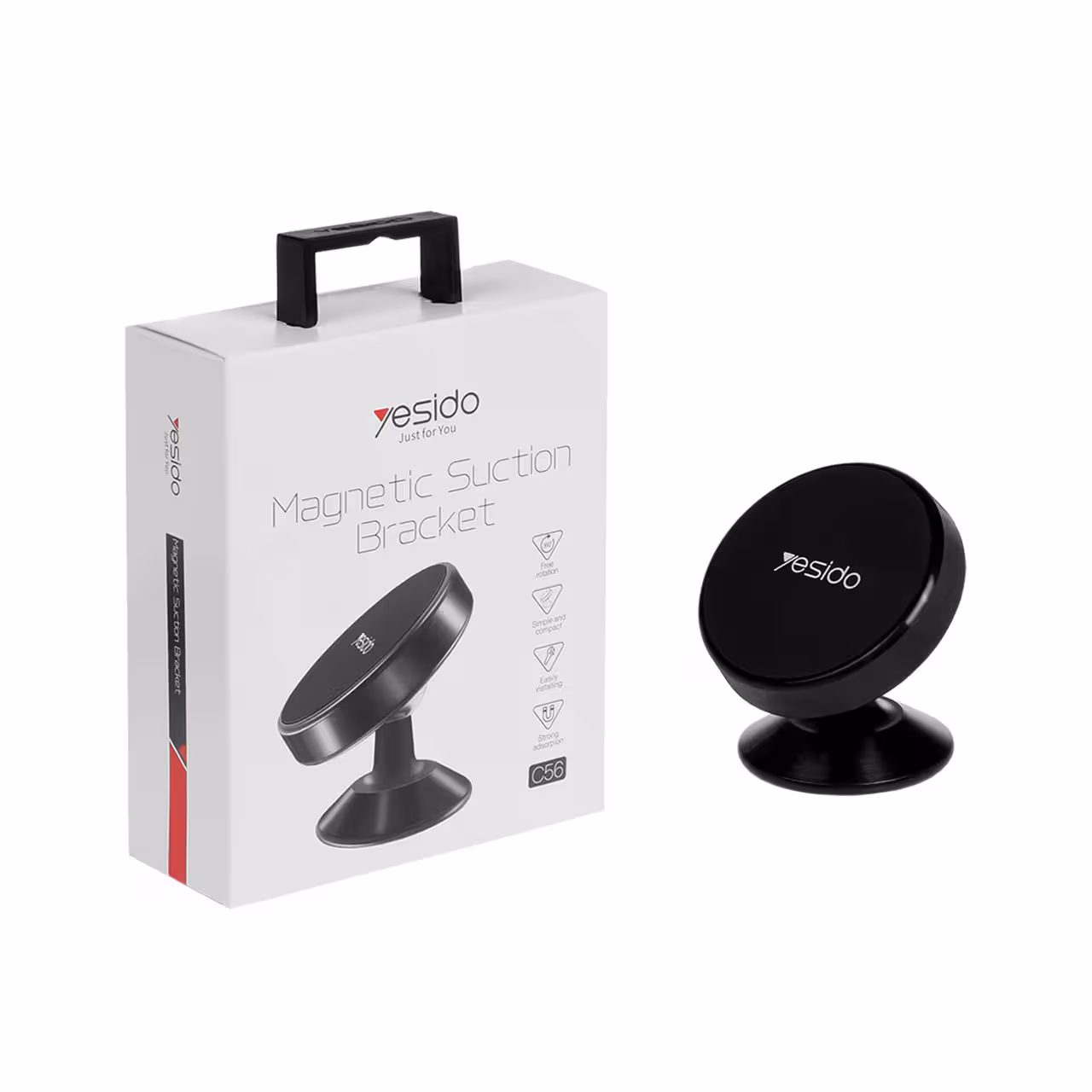 هولدر گوشی موبایل مگنتی Yesido C56 - مشکی